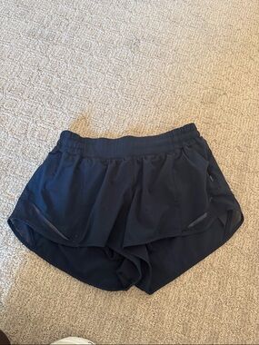 Navy hotty hot lululemon shorts size 8